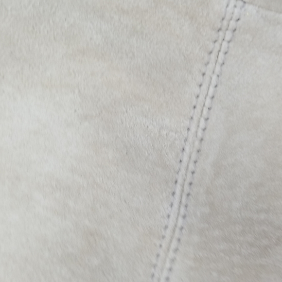 Vintage Suede Leather Pantsuit Set Size 10 - Picture 13 of 14